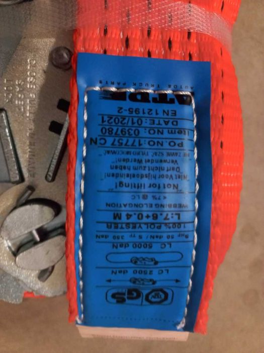 Pas transportowy nowy 6m