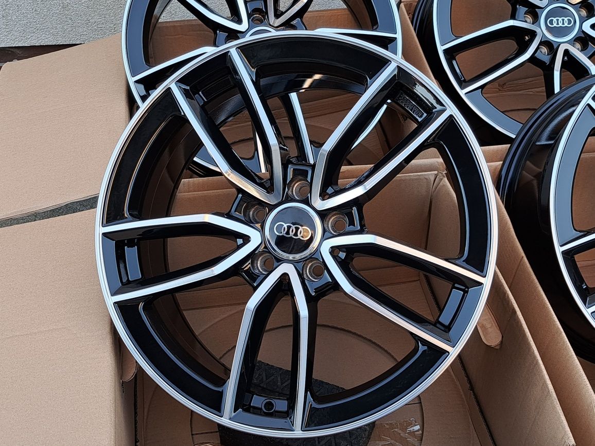 Alufelgi 18 AUDI 5x112 A4 B8 B9 A5 A7 A6 C6 C7 A8 ET30 CZARNE KT17