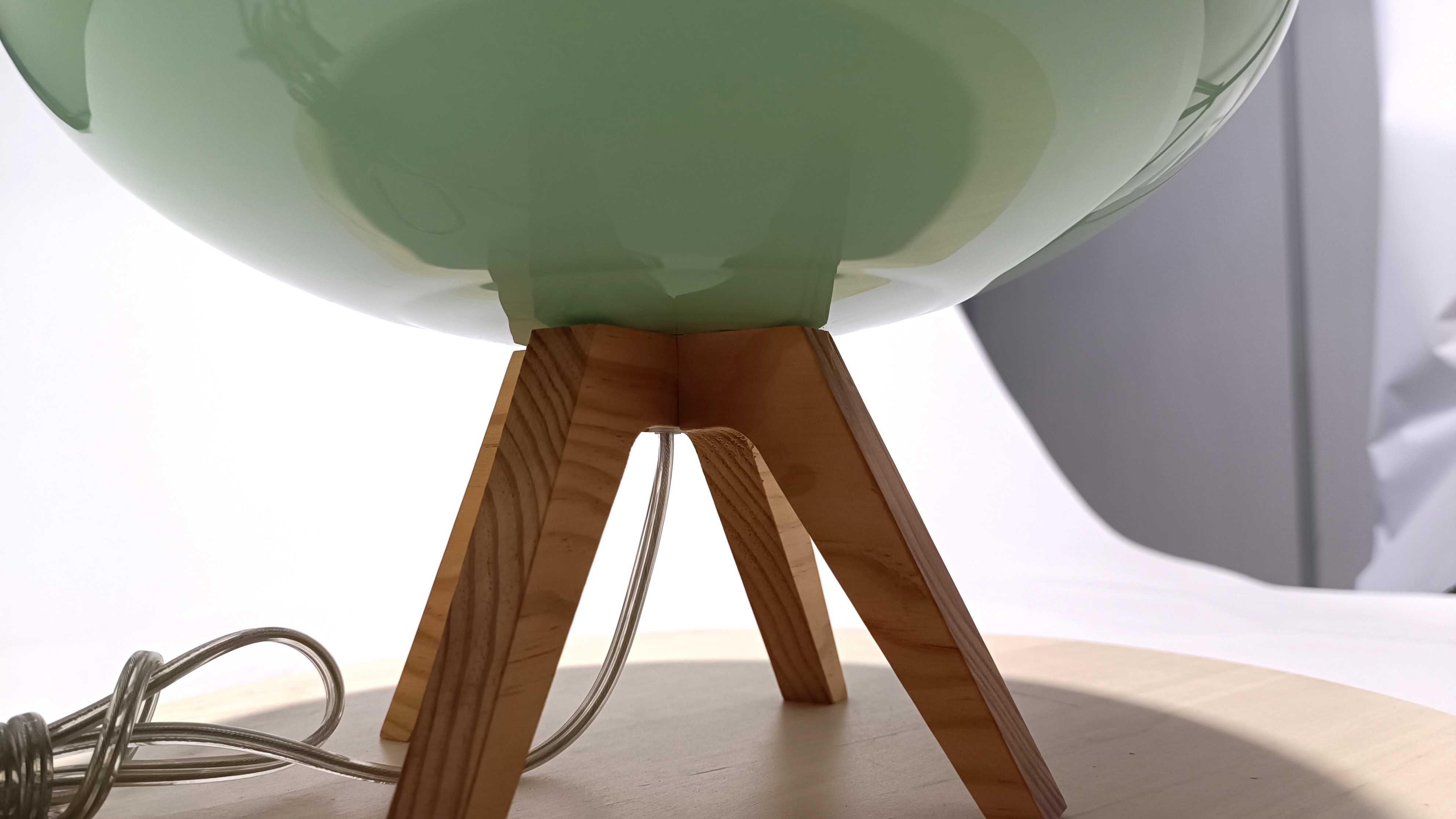 Candeeiro de mesa | Verde marinho claro