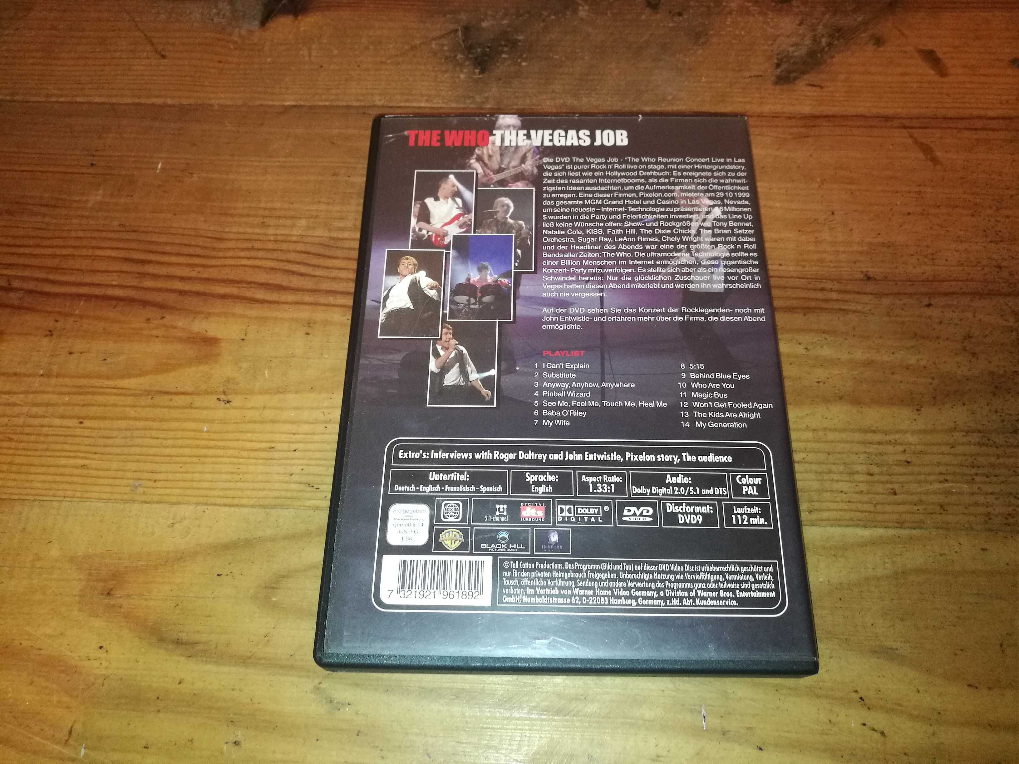 The Who - Live In Vegas 	DVD MUSICA