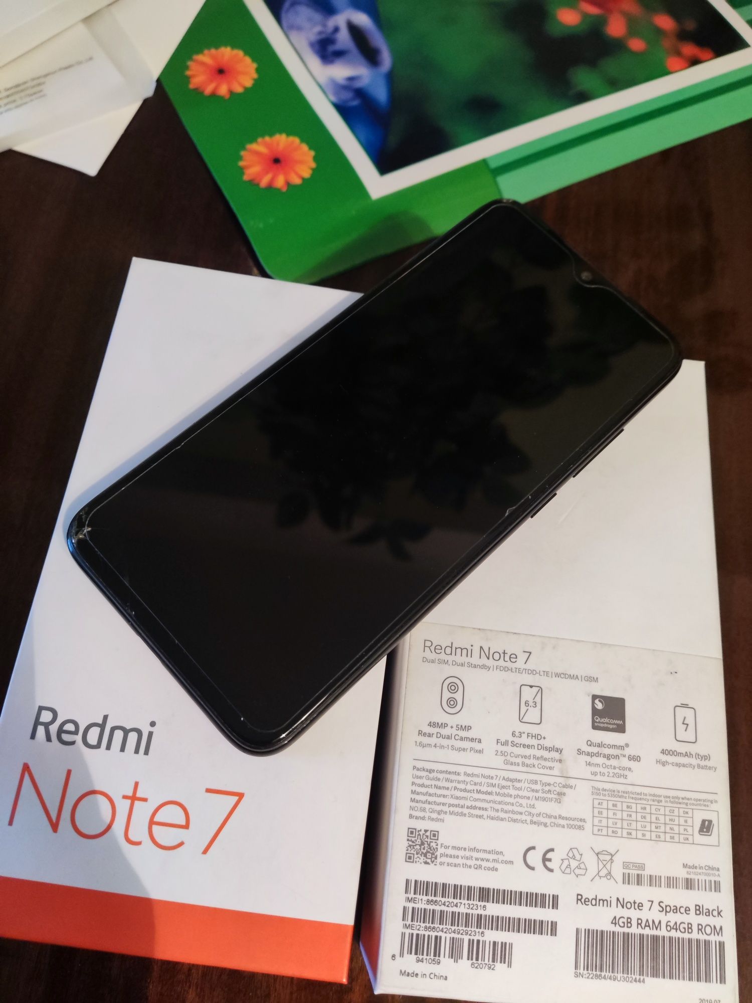 Телефон Xiaomi Redmi Note 7 4/64GB Black