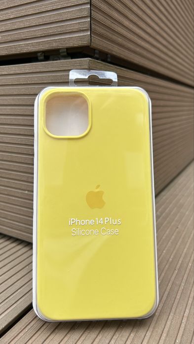 Silikonowe Etui do Iphone’a 14 Plus w kolorze Zóltym