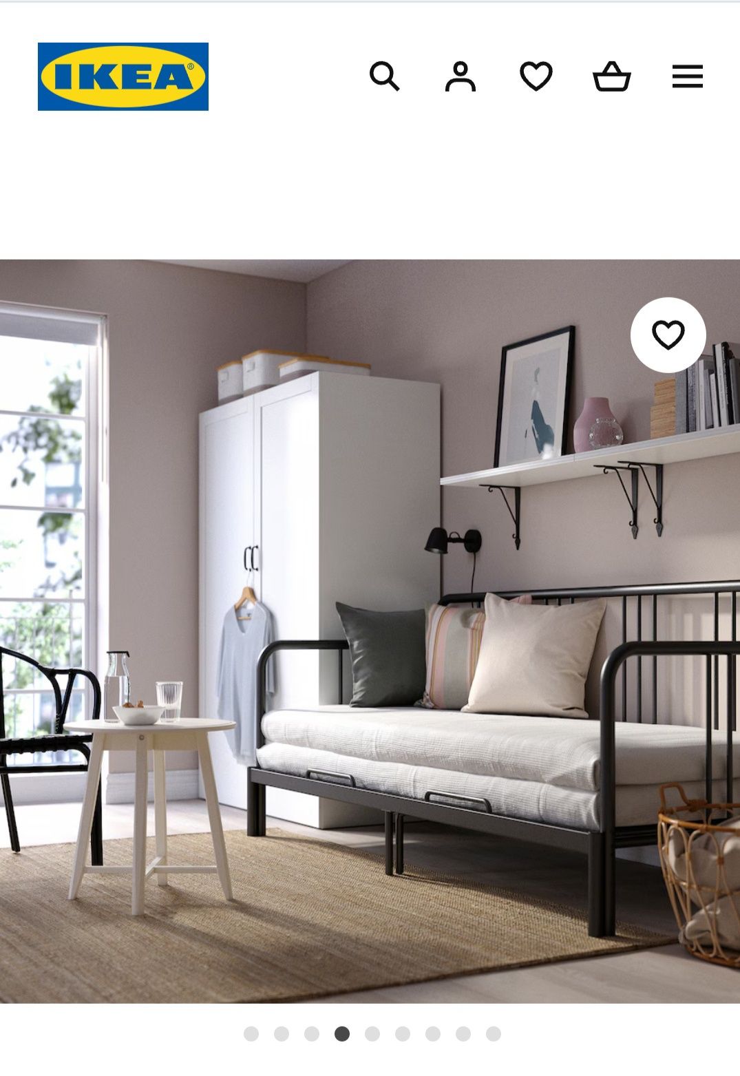 Łóżko sofa Fyresdal IKEA