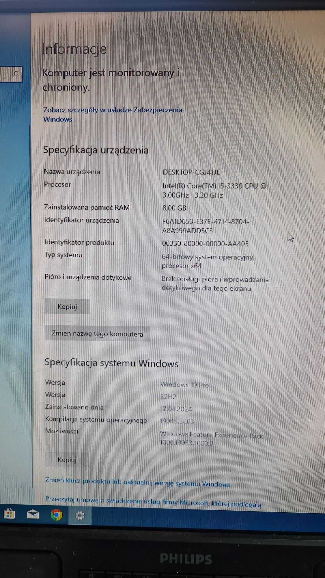 Komputer PC Factory i5 , 8GB RAM, SSD, NVidia, czytnik SD, MicroSD