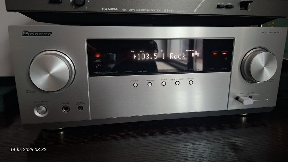 Pioneer VSX 831 Wi-Fi srebrny