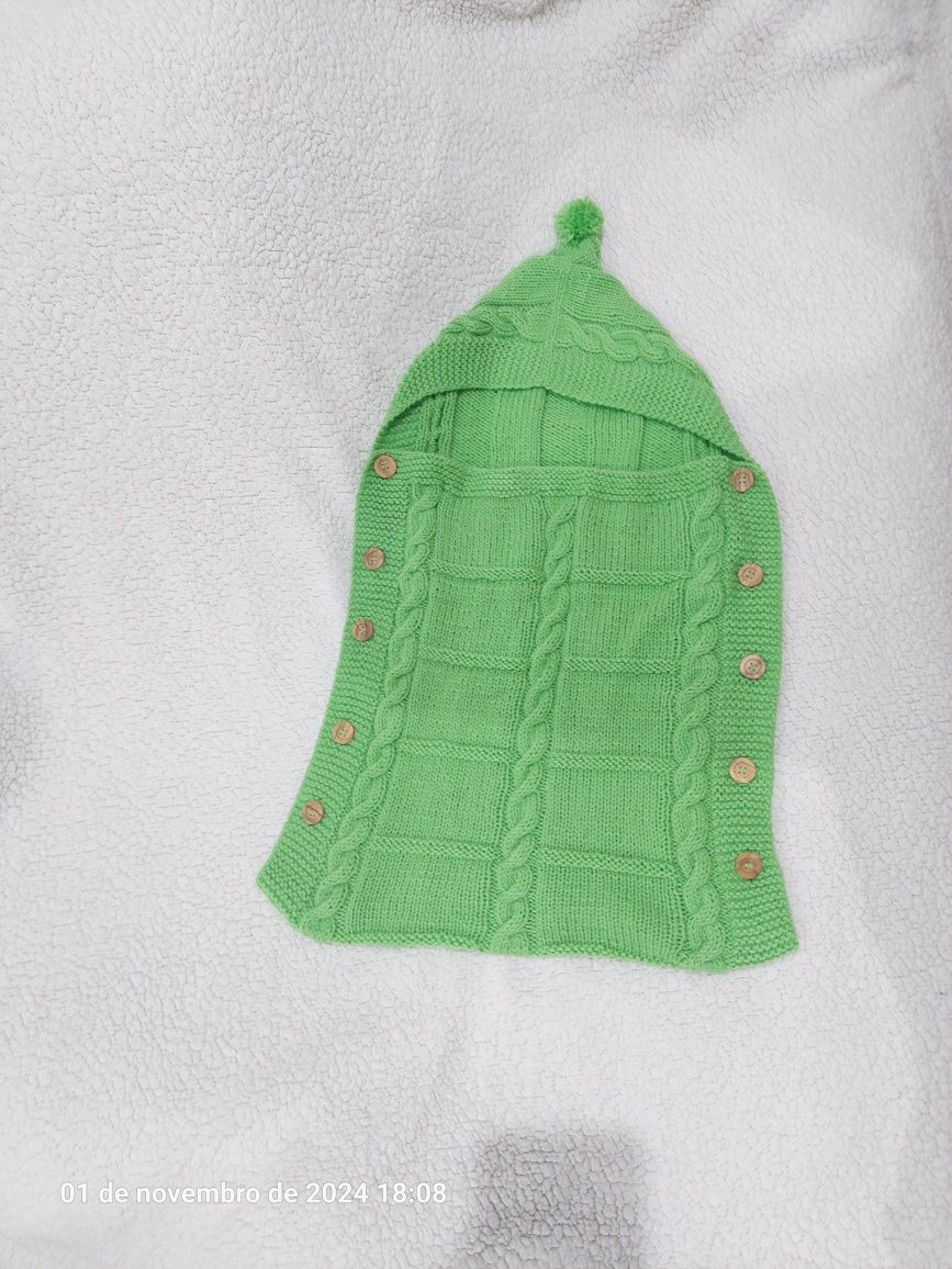 Saco de bebé malha cor personalizada