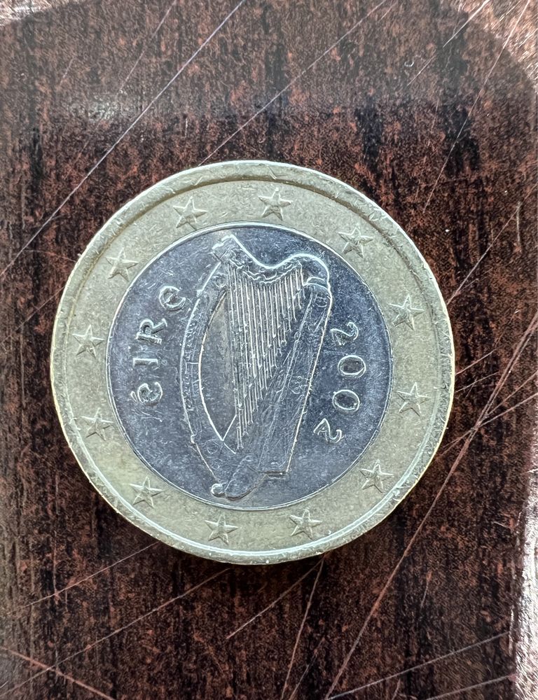 Moeda 1€ da Irlanda 2002