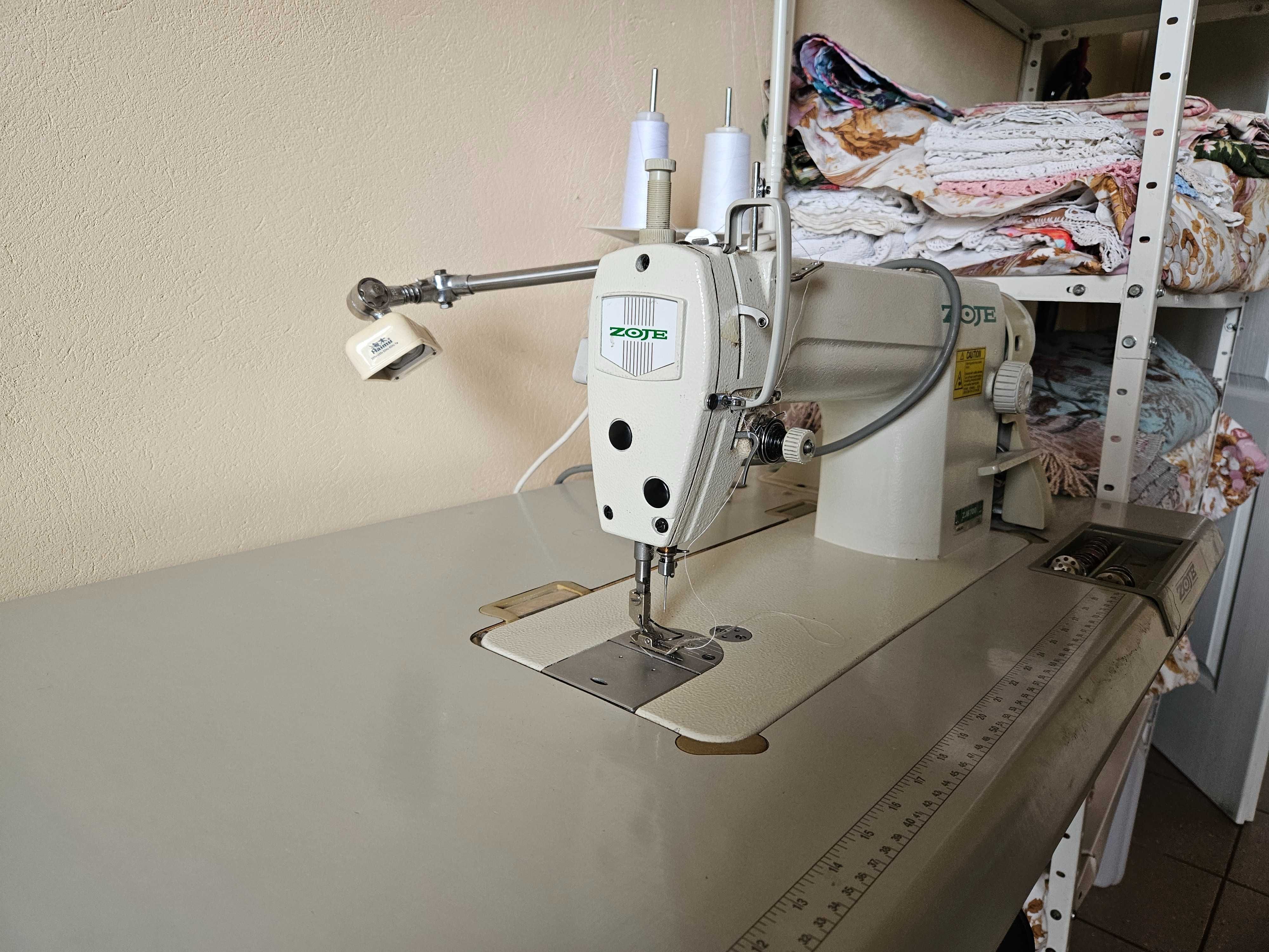 ZOJE ZJ8700 przemysłowa maszyna do szycia + silnik FDM 400W