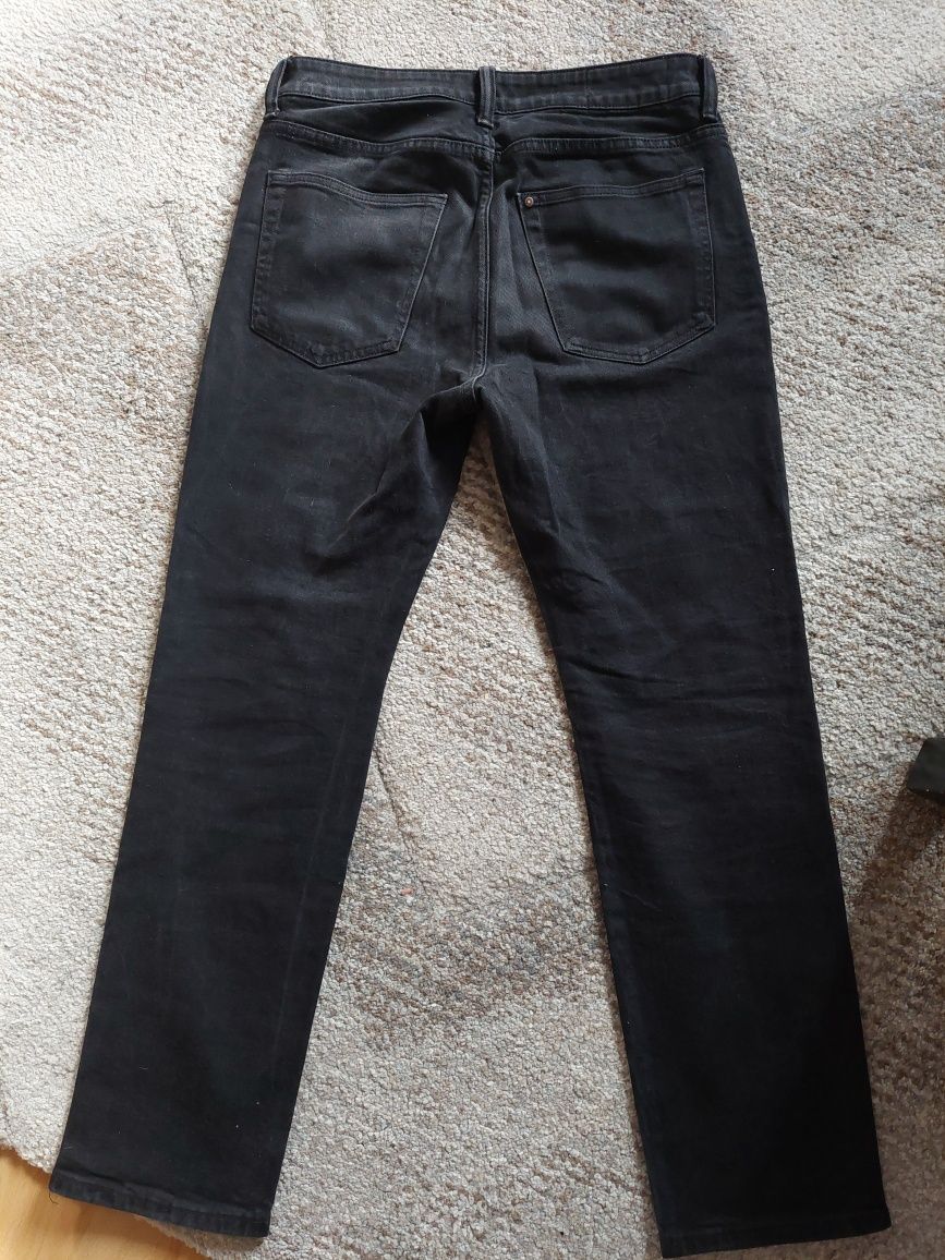 Jeansy y2k czarne custommade