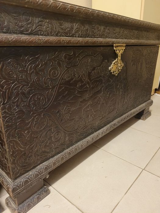 Baú vintage madeira