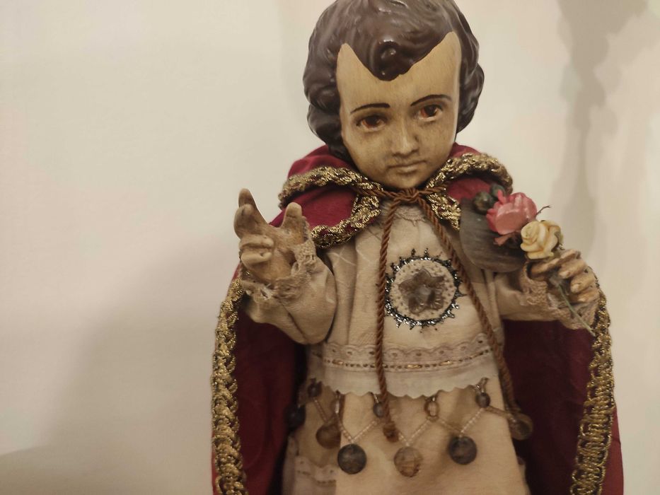 Menino Jesus vestido. Lindíssima peça de arte sacra