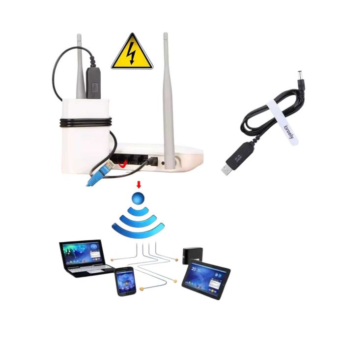Usb кабель повышающий для Wi-FI, роутера, модема, маршрутизатора