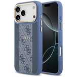 Etui Guess 4G Stripe MagSafe na iPhone 17 Pro Max - niebieskie
