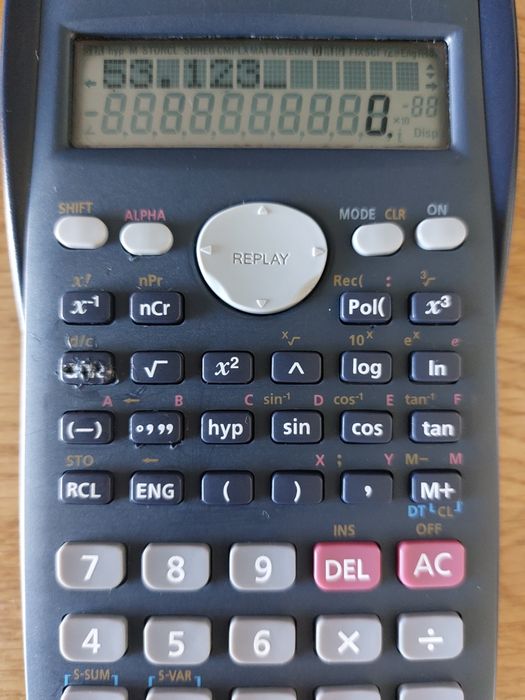 Máquina científica de calcular Casio