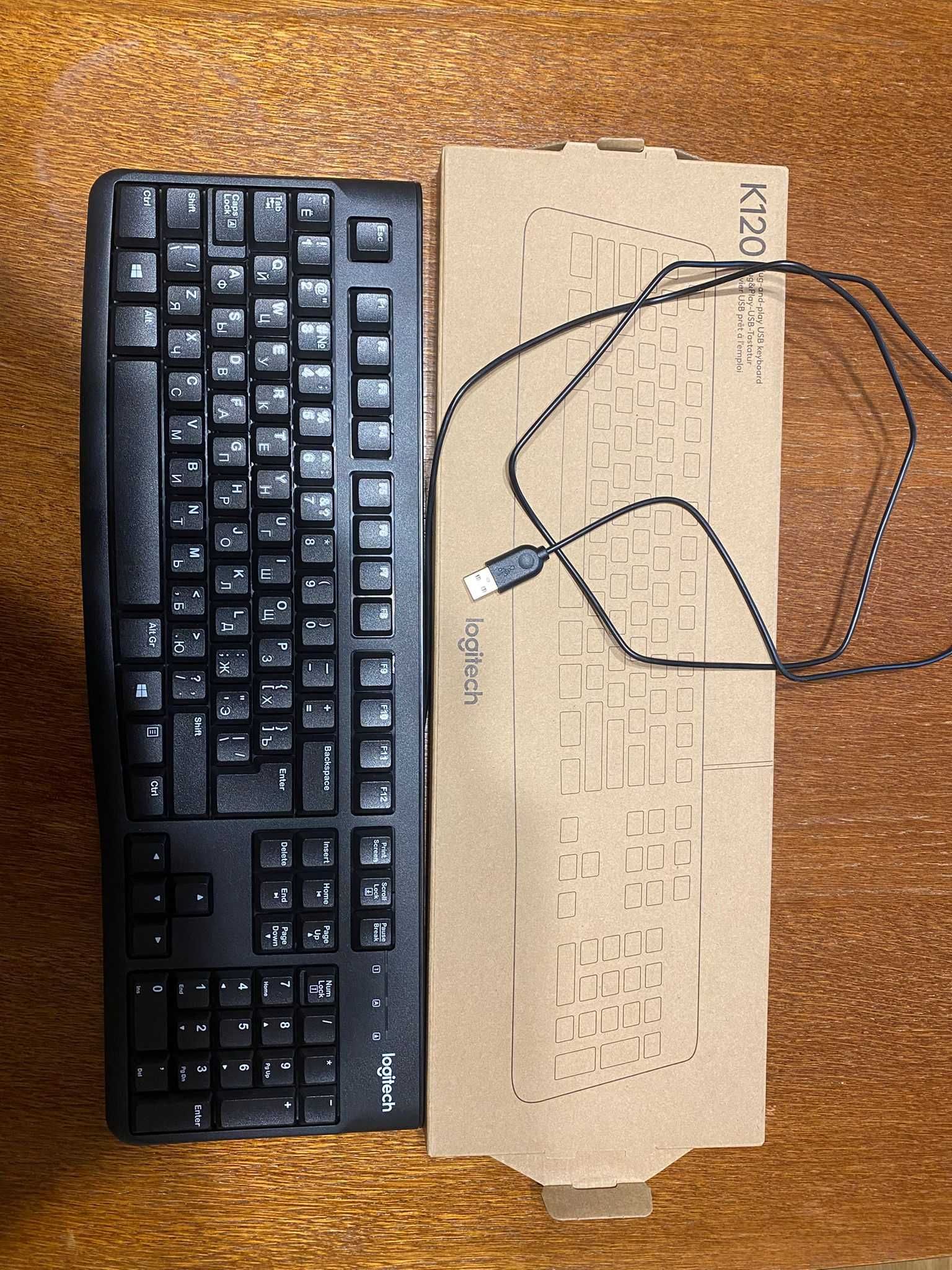 Klawiatura Logitech K120 ukraińska cyrylica
