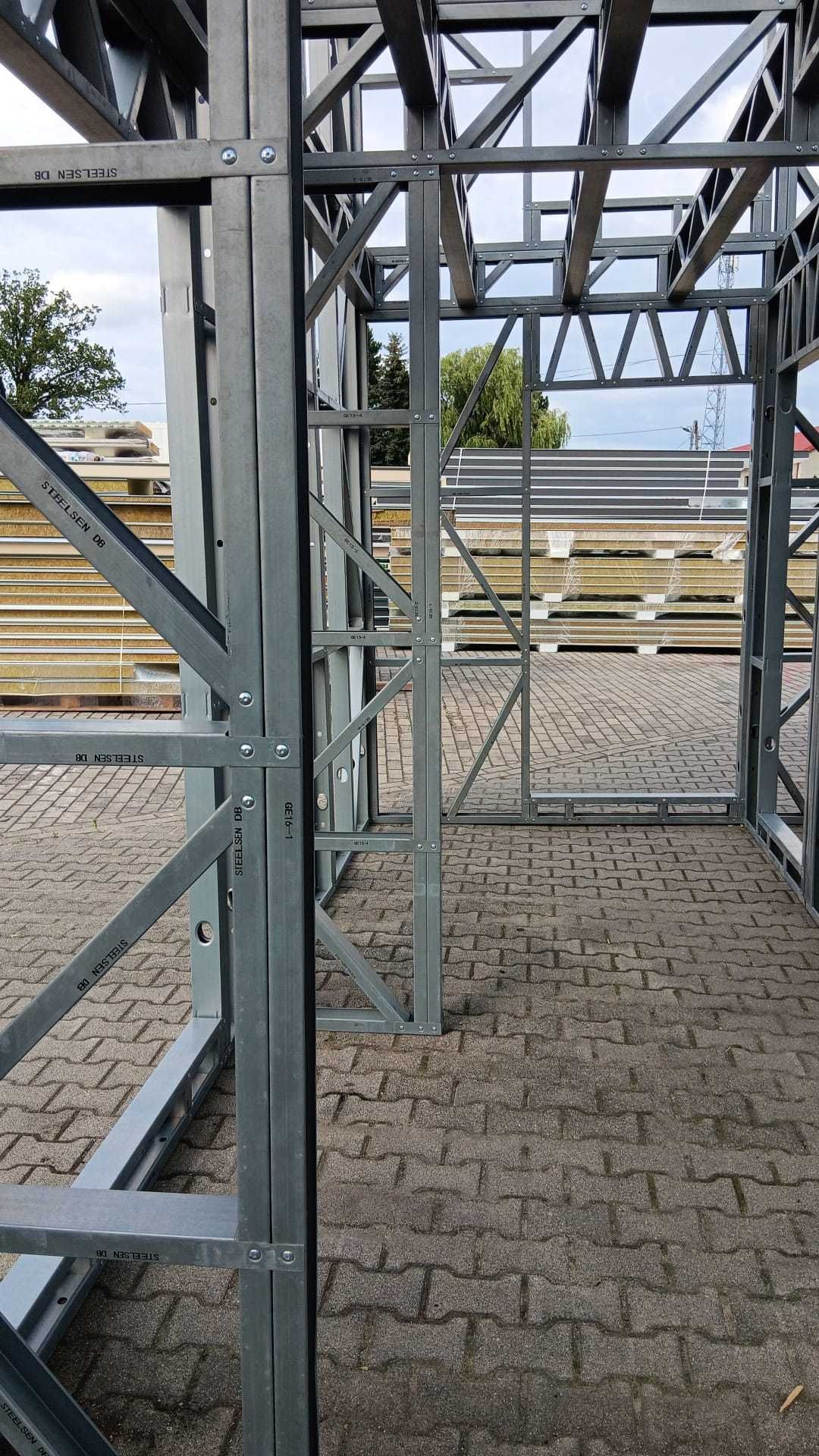 Domek 35m2 - konstrukcja stalowa szkieletowa