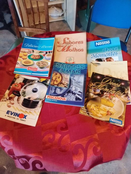 7 livros de receitas
