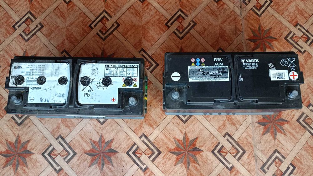 Продам два акумулятора AGM в робочому стані
