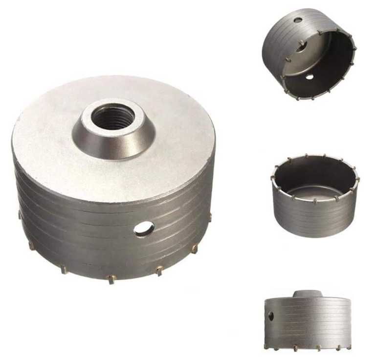Otwornica do betonu 150mm SDS Plus + wiertło prowadzące