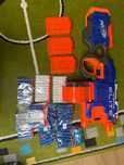 Pistolet nerf +super akcesoria