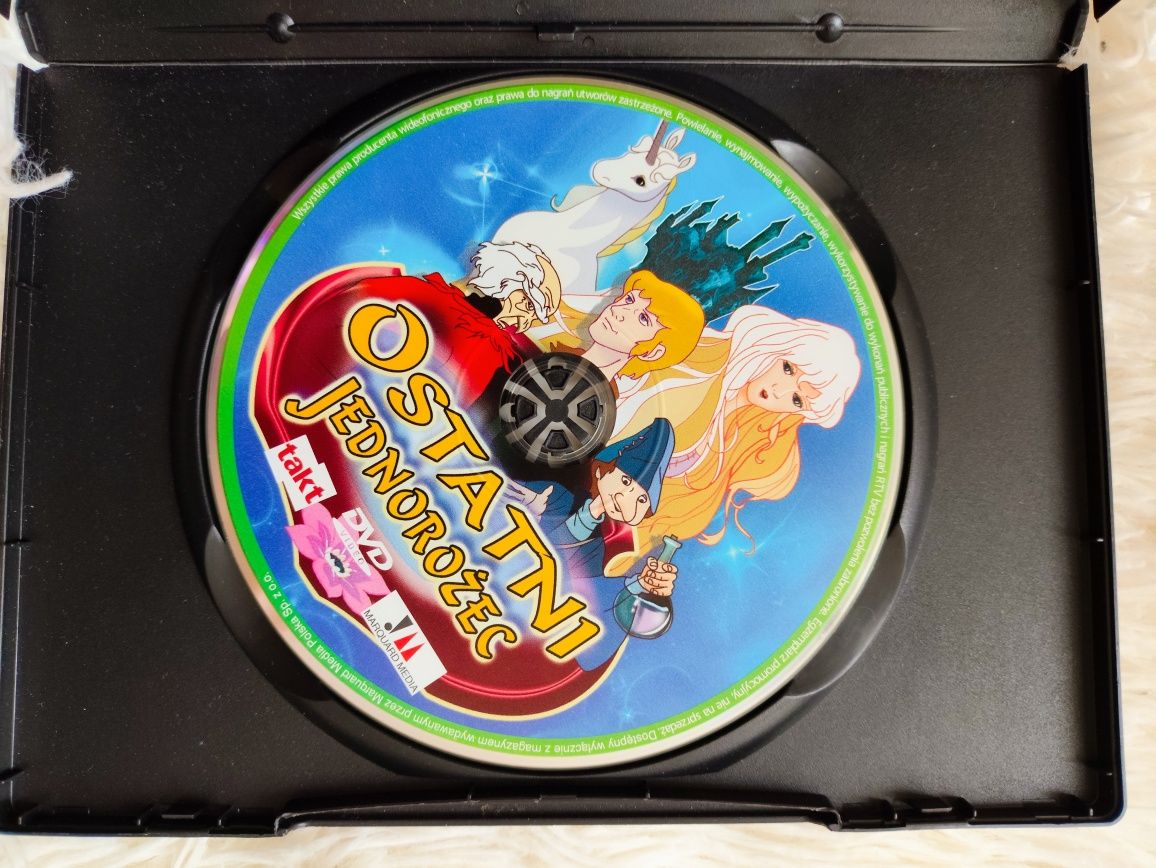 płyta DVD filmy ostatni jednorożec