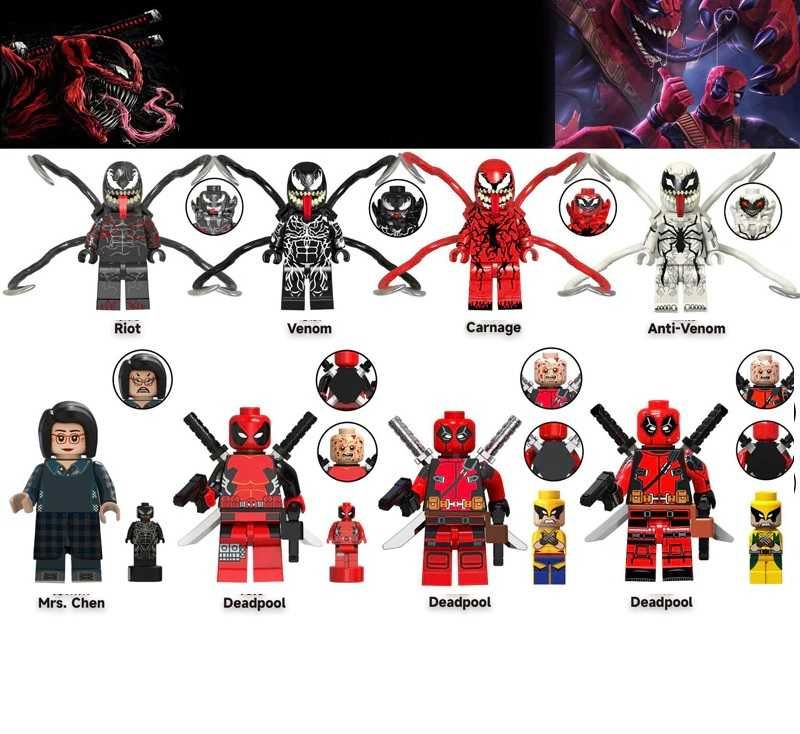 Coleção de bonecos minifiguras Super Heróis nº255 (compatíveis Lego)