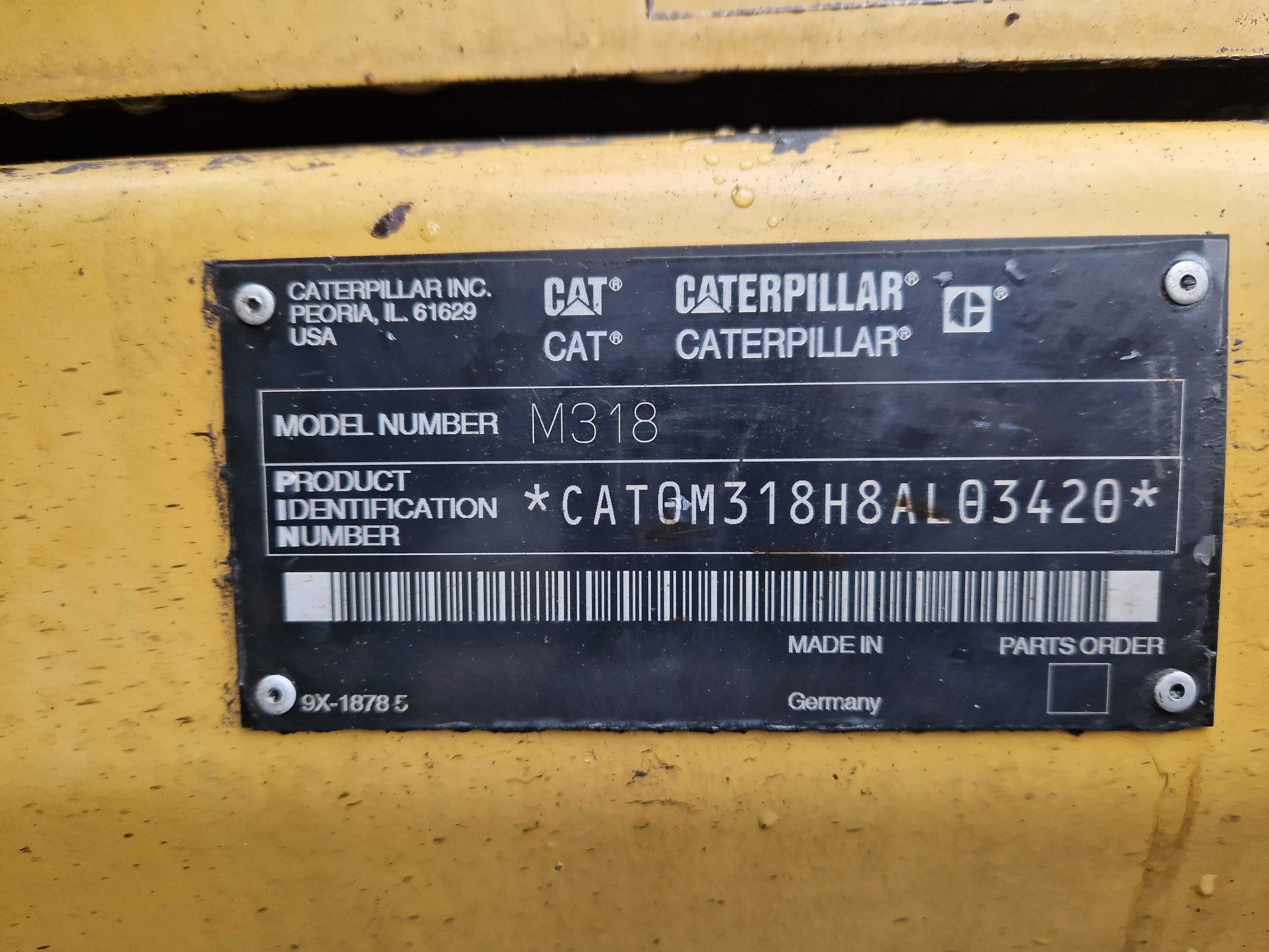 Koparka kołowa Caterpillar CAT M318