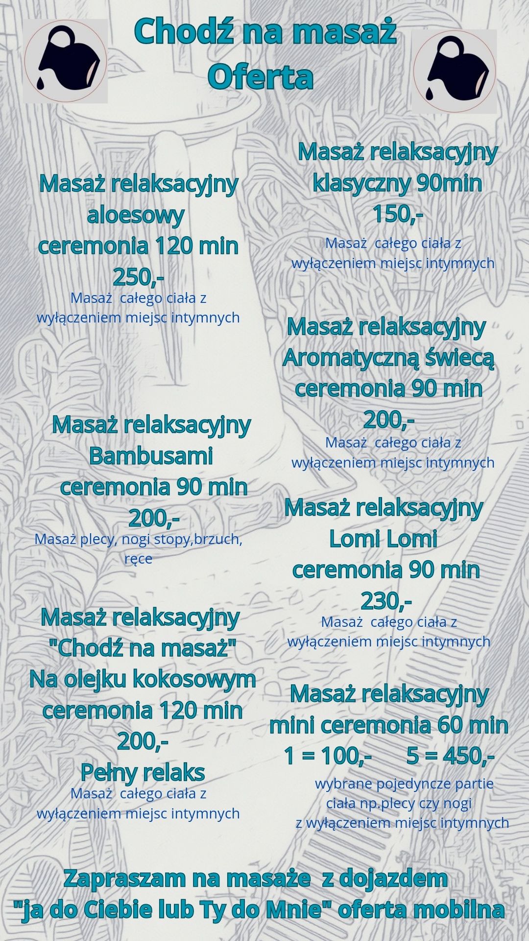 Masaż relaksacyjny