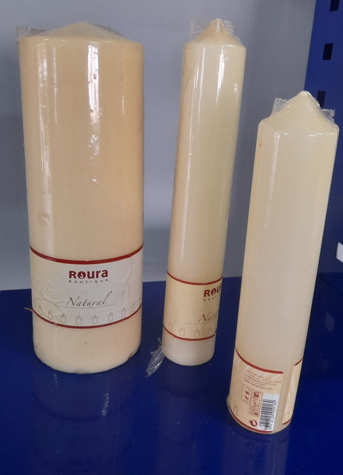 Conjunto de 3 velas