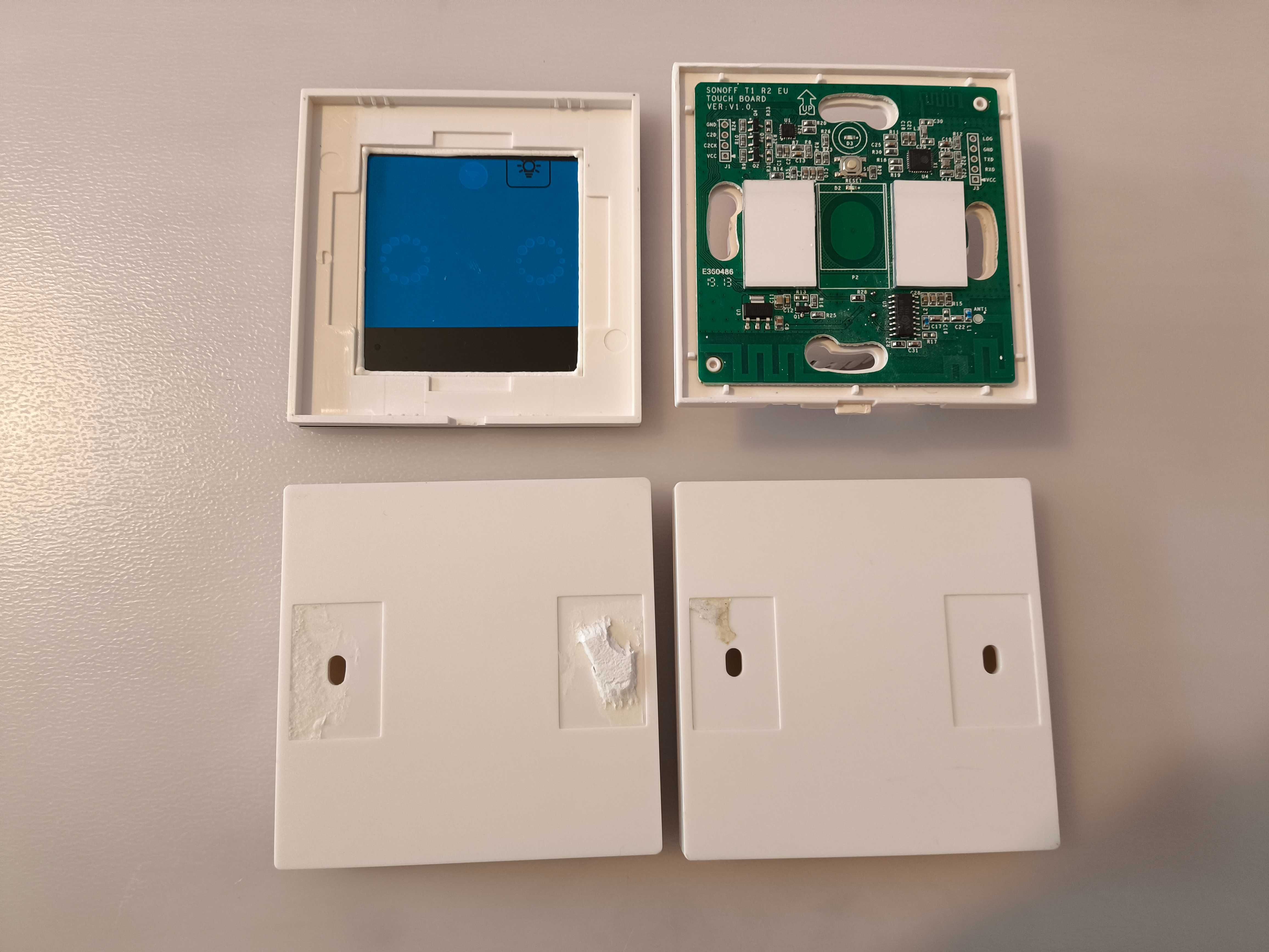 Dwukanałowy Sonoff WiFi&RF Wall Switch + 2 piloty!