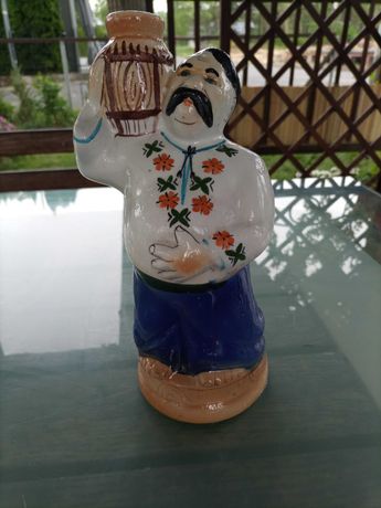 Karafka butelka na wino figurka ukrainca