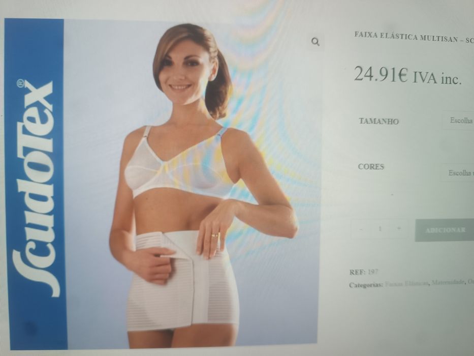 Cinta elástica pós parto