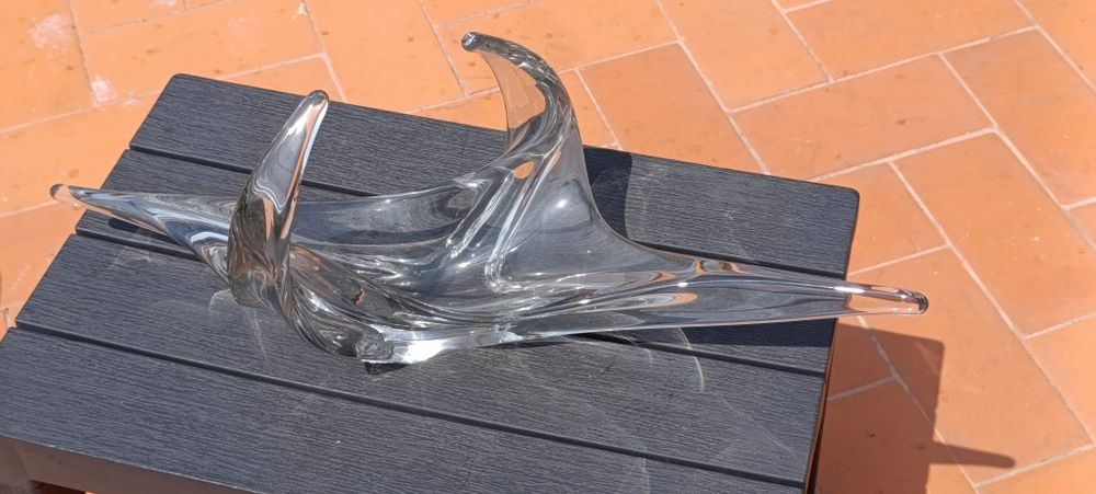 Centro de mesa em vidro