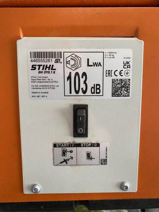 30% TANIEJ! Rębak/rozdrabniacz spalinowy STIHL GH370S