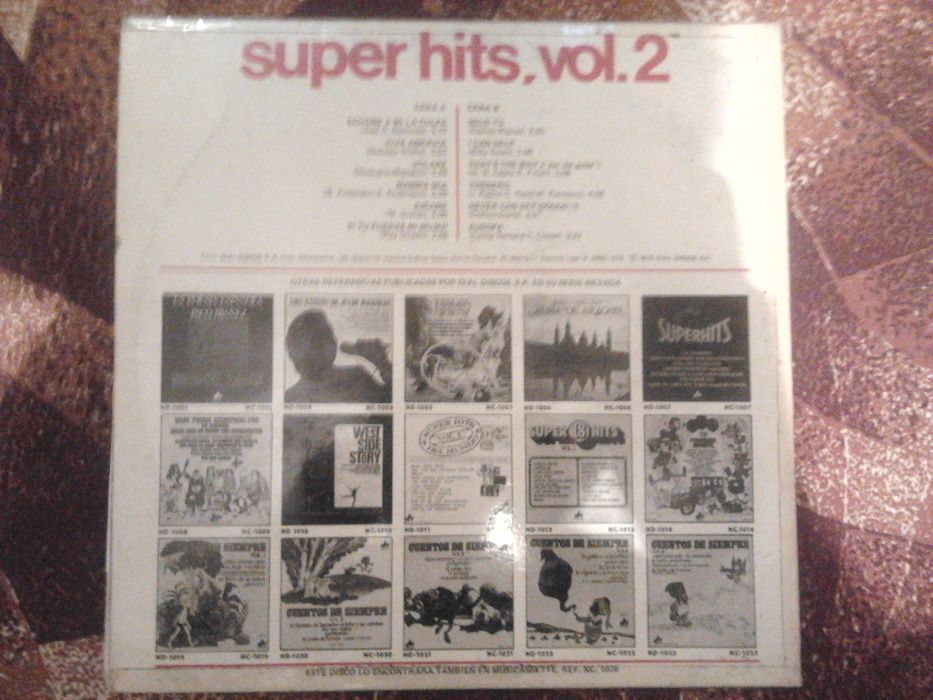 Фирменный винил SUPER HITS 1976г Испания