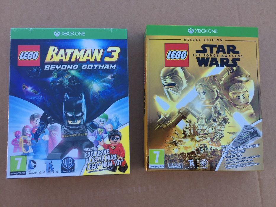 Jogos PS4 XBOX One PS3 Lego Star Wars Hobbit Jurassic PES Hitman etc