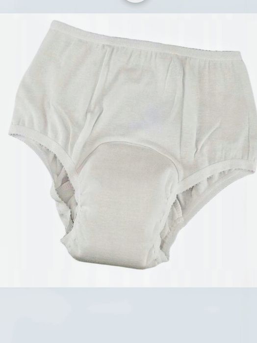 Majtki bawełniane wielokrotnego użytku na nietrzymanie moczu.