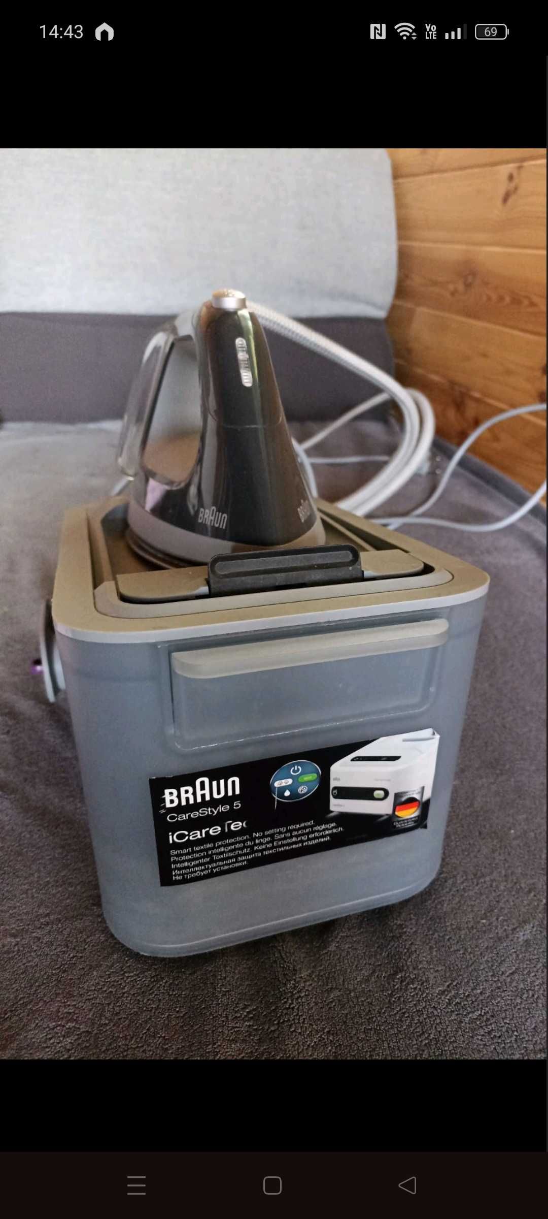 Żelazko z generatorem pary Braun IS 5044 BK