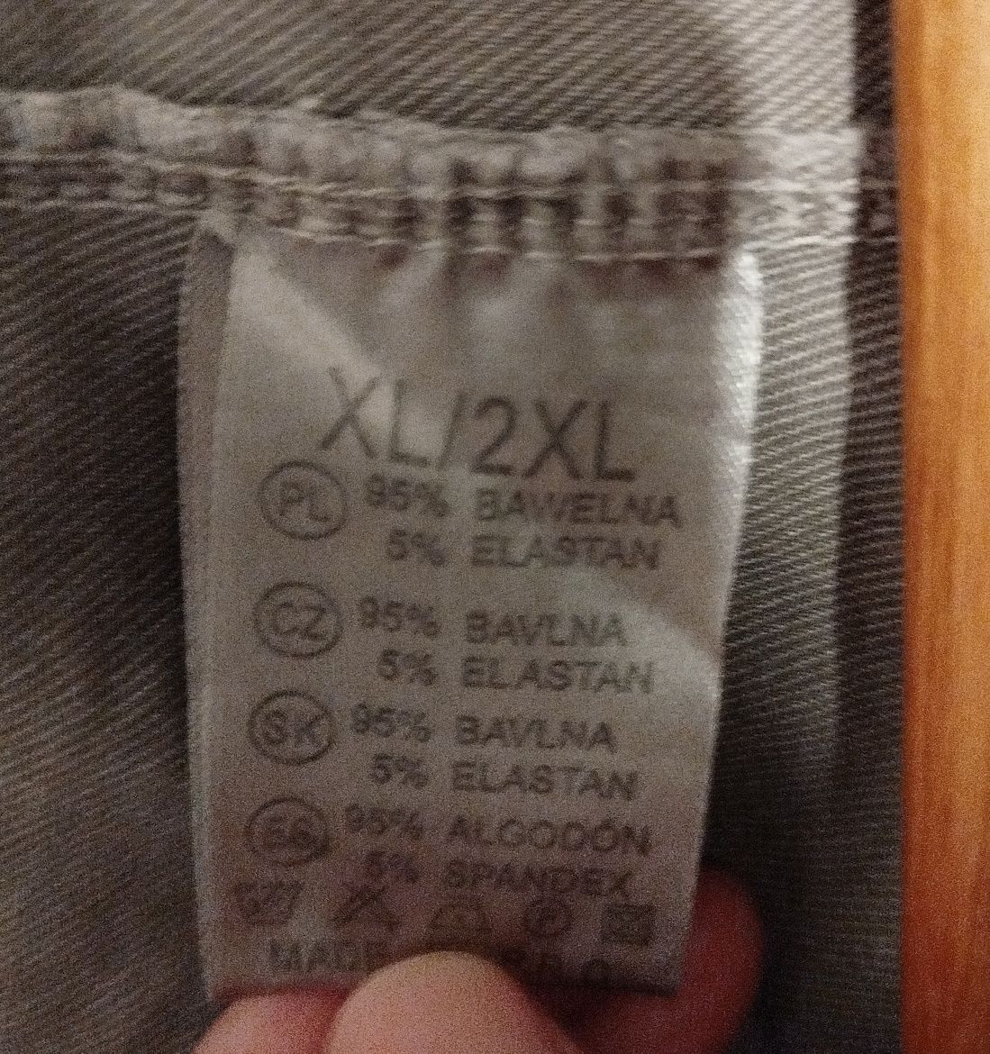 Spodnie szare XL