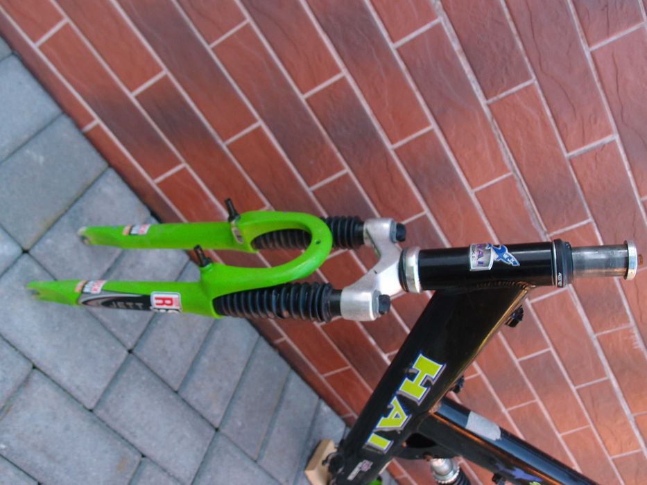 rama amortyzowana MTB HAI BIKE aluminium 7005 Rock Shox Jett DNM