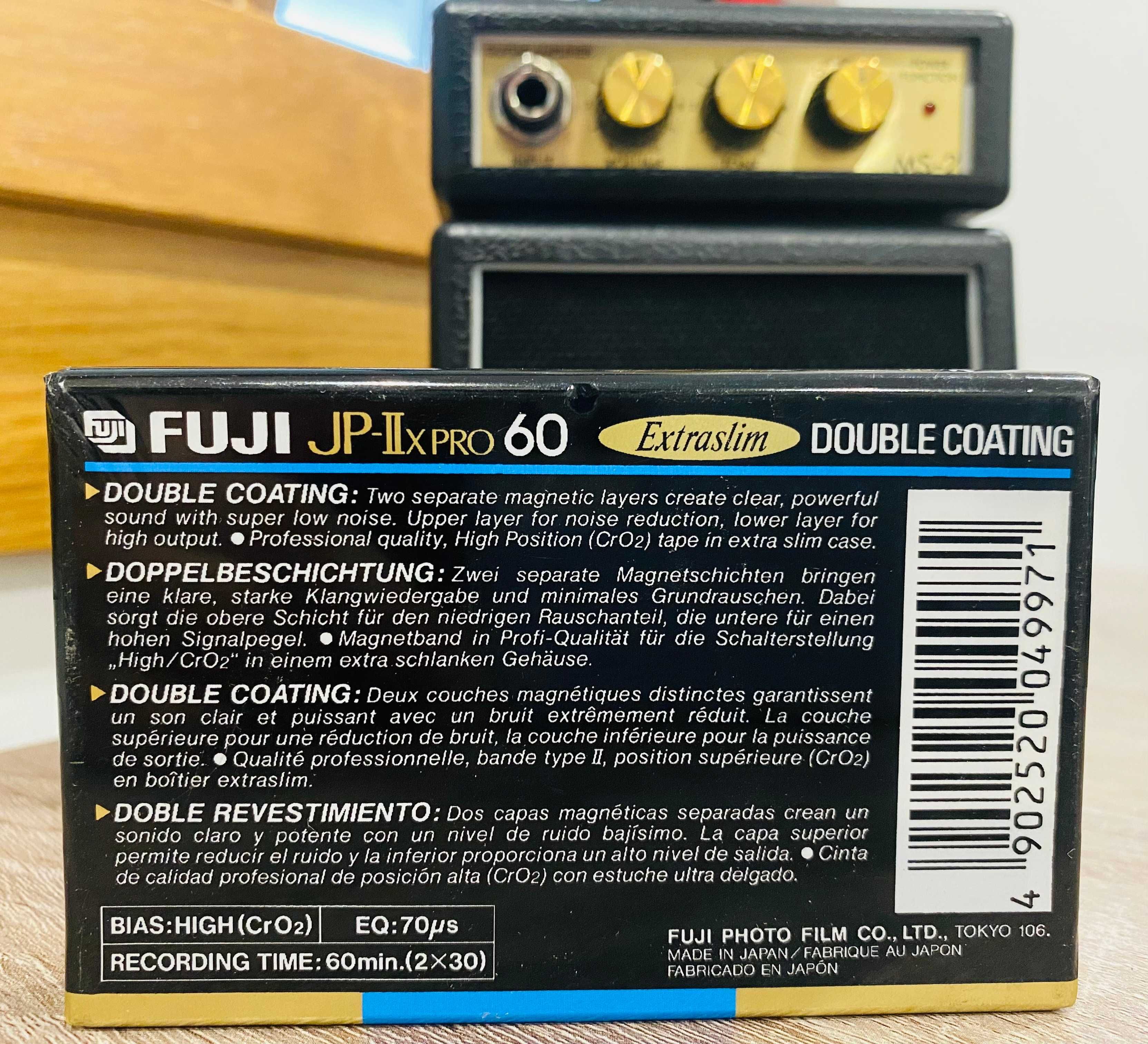 Cassetes de áudio nova - selada Fuji JP-IIx Pro 60 (10x unidades €)