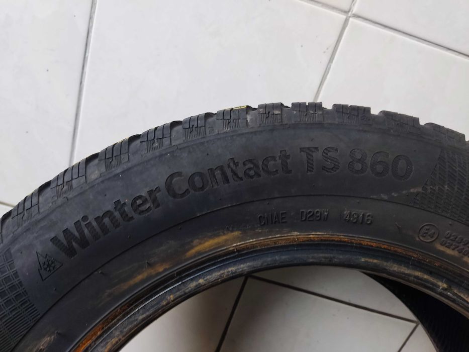 Continental 195/65/15 91T 5mm TS860 winter contact POJEDYNCZA