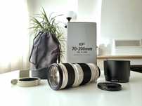 Objectiva Canon EF 70-200mm f/4 L IS USM (como nova)