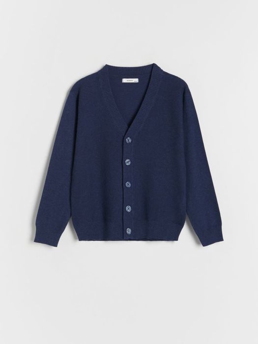 Reserved sweter dziecięcy granatowy r.122