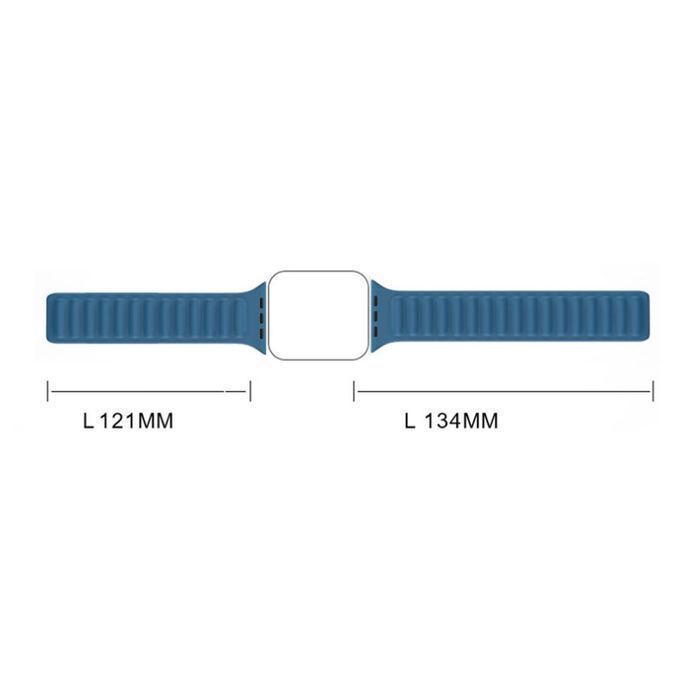 Bransoleta Magnetyczna do Apple Watch (40/38mm) - Niebieski Glamour