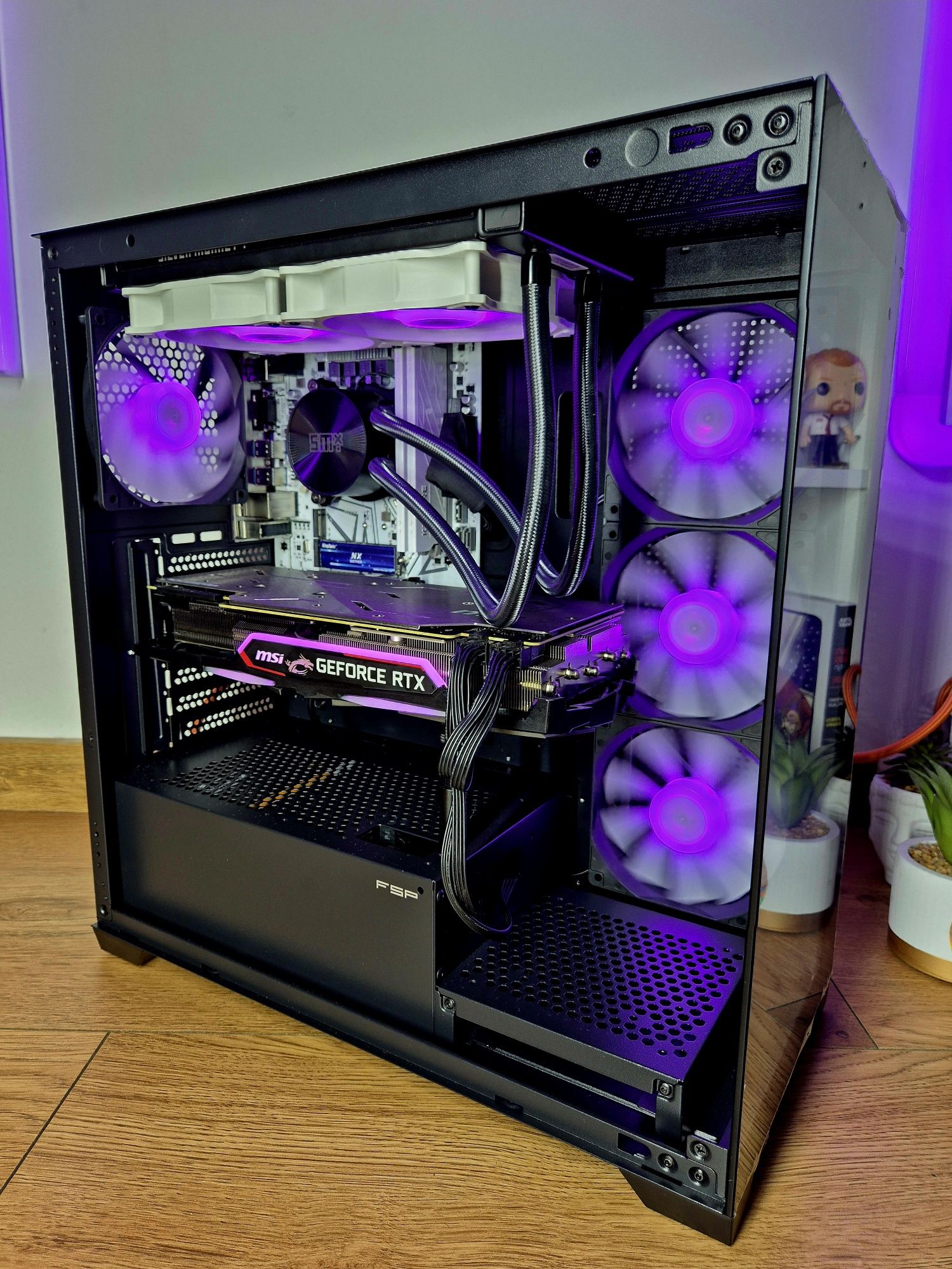 Komputer do Gier i5 12400f, RTX 2070 Super 8gb, 32gb DDR4, AiO 240mm.