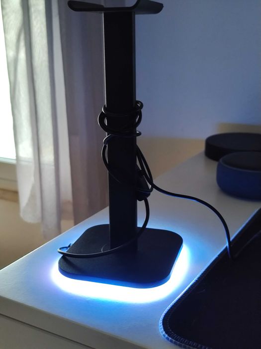 Suporte para auscultadores rgb