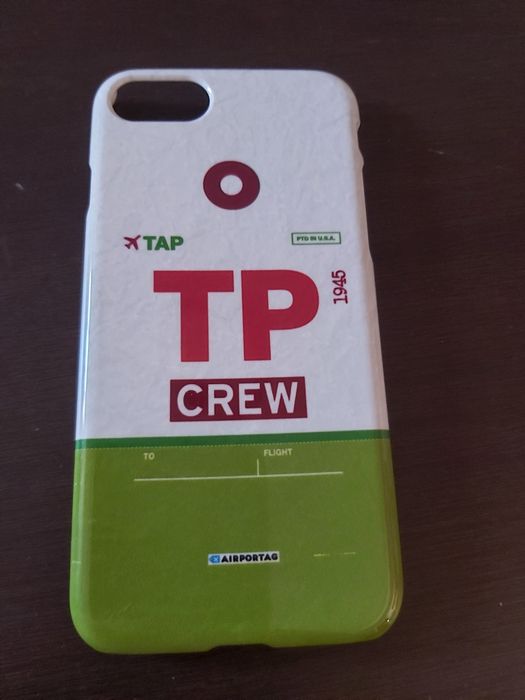 Capa iPhone 8 motivo aviação TAP