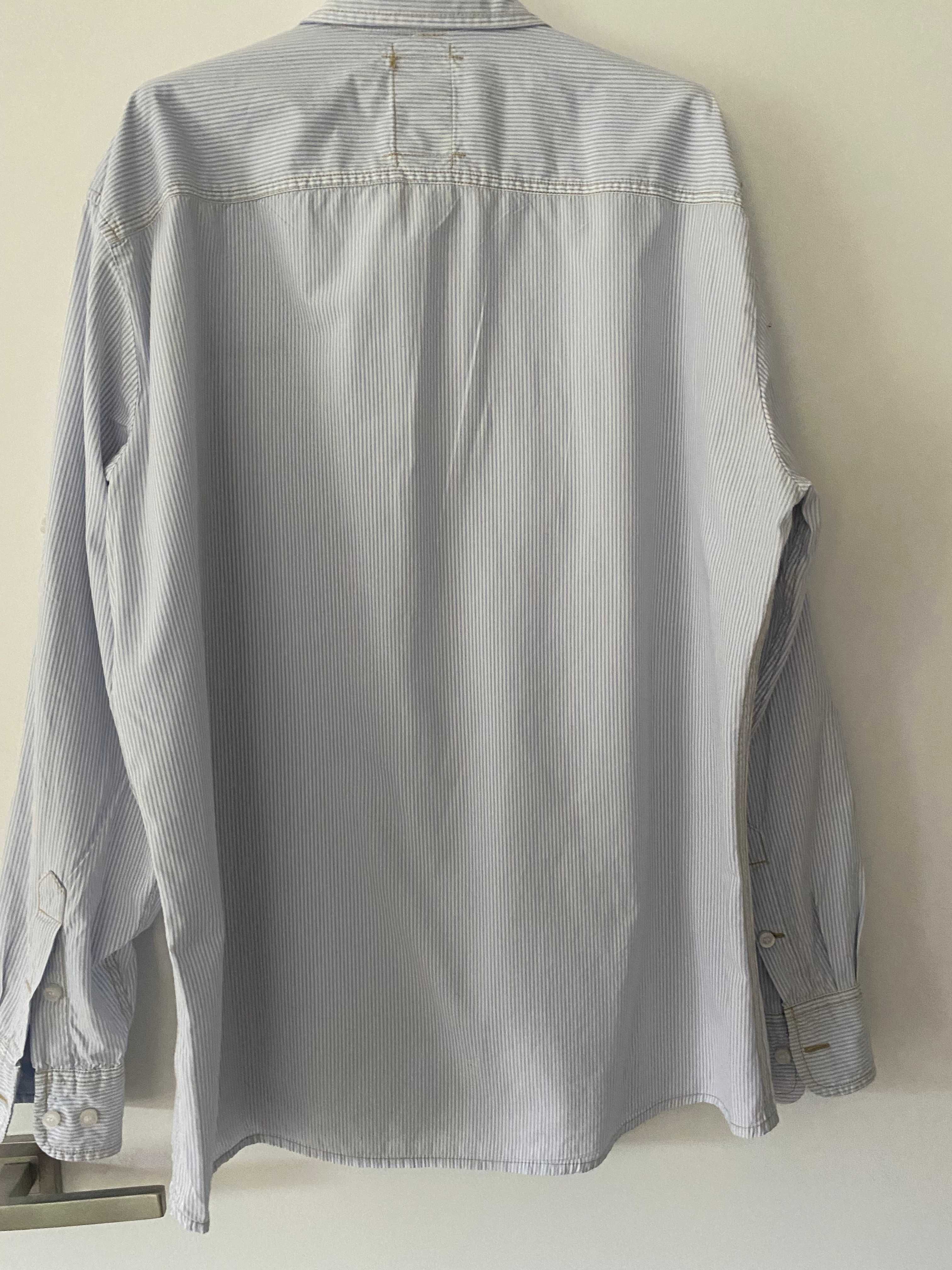 Młodzieżowa kurtka- 100% bawełna H&M + koszula C&A