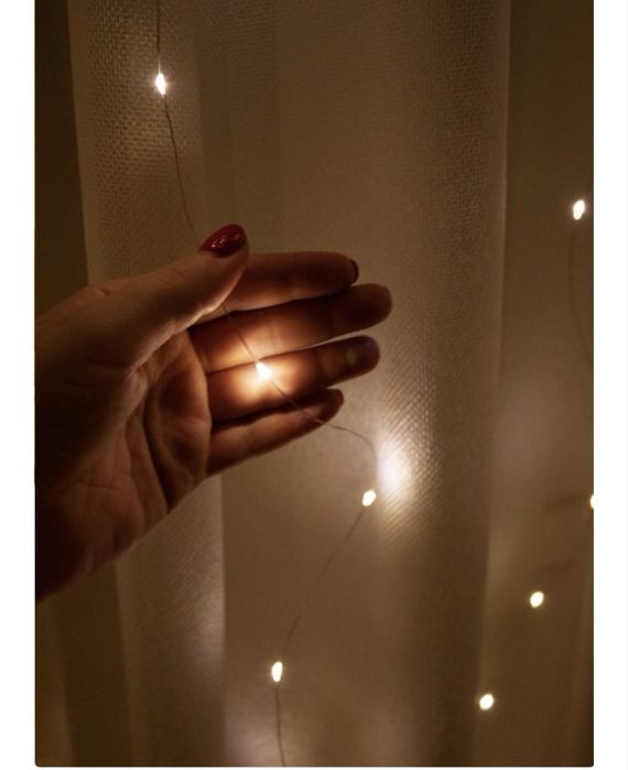 Гірлянда «Штора з крапель роси» від USB